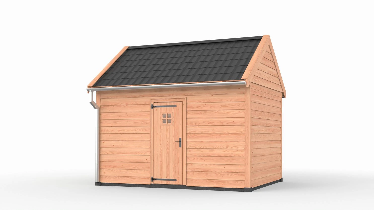 Douglas DIY overkapping, 400 x 300, met schuur, Westwood - Afbeelding 1